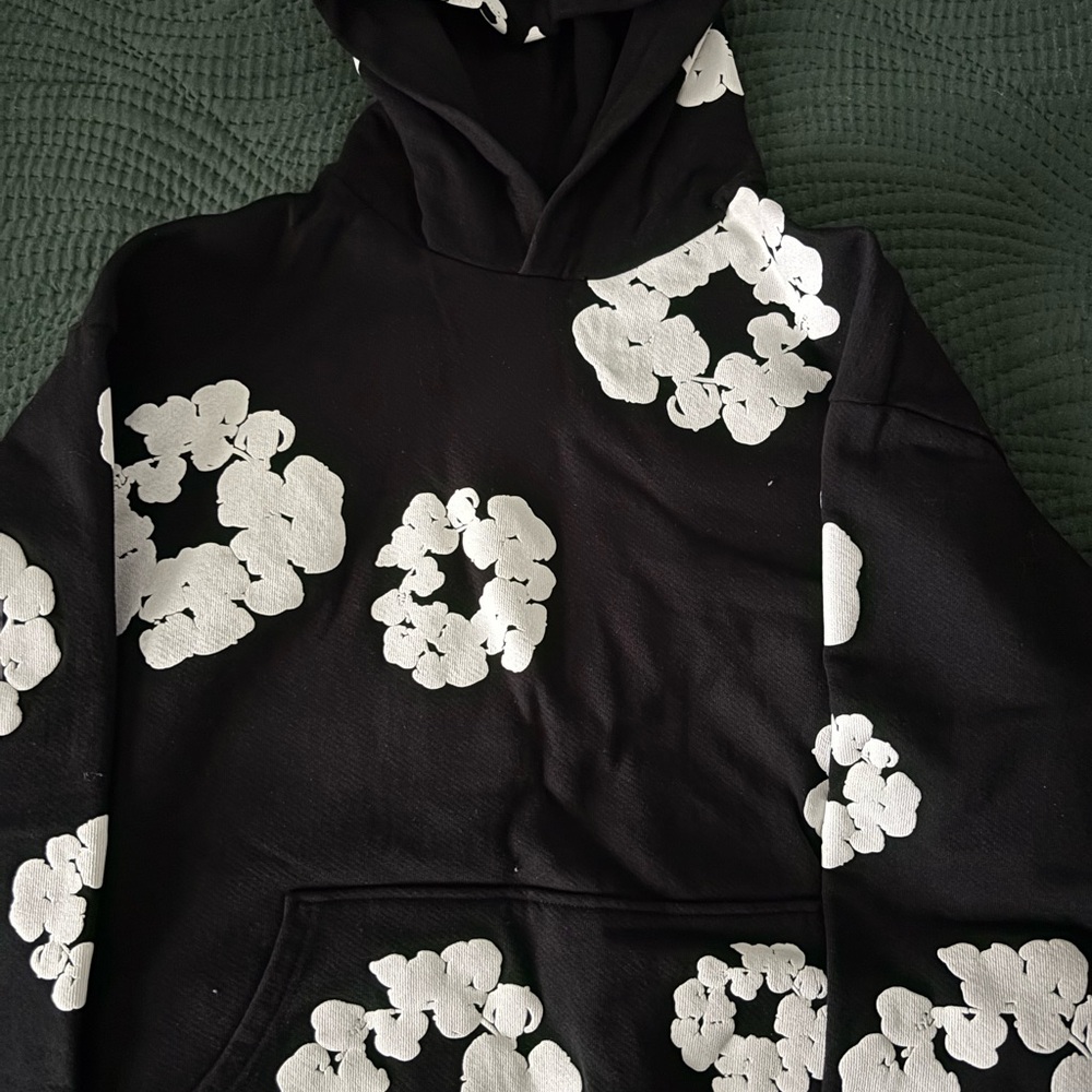 Black and White denim tears sweatsuit